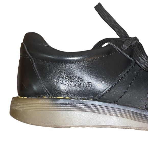 EUC VINTAGE DR. MARTENS Y2K Black Oxford in Leather and suede. UK 6/USM7 W8 - Picture 6 of 9